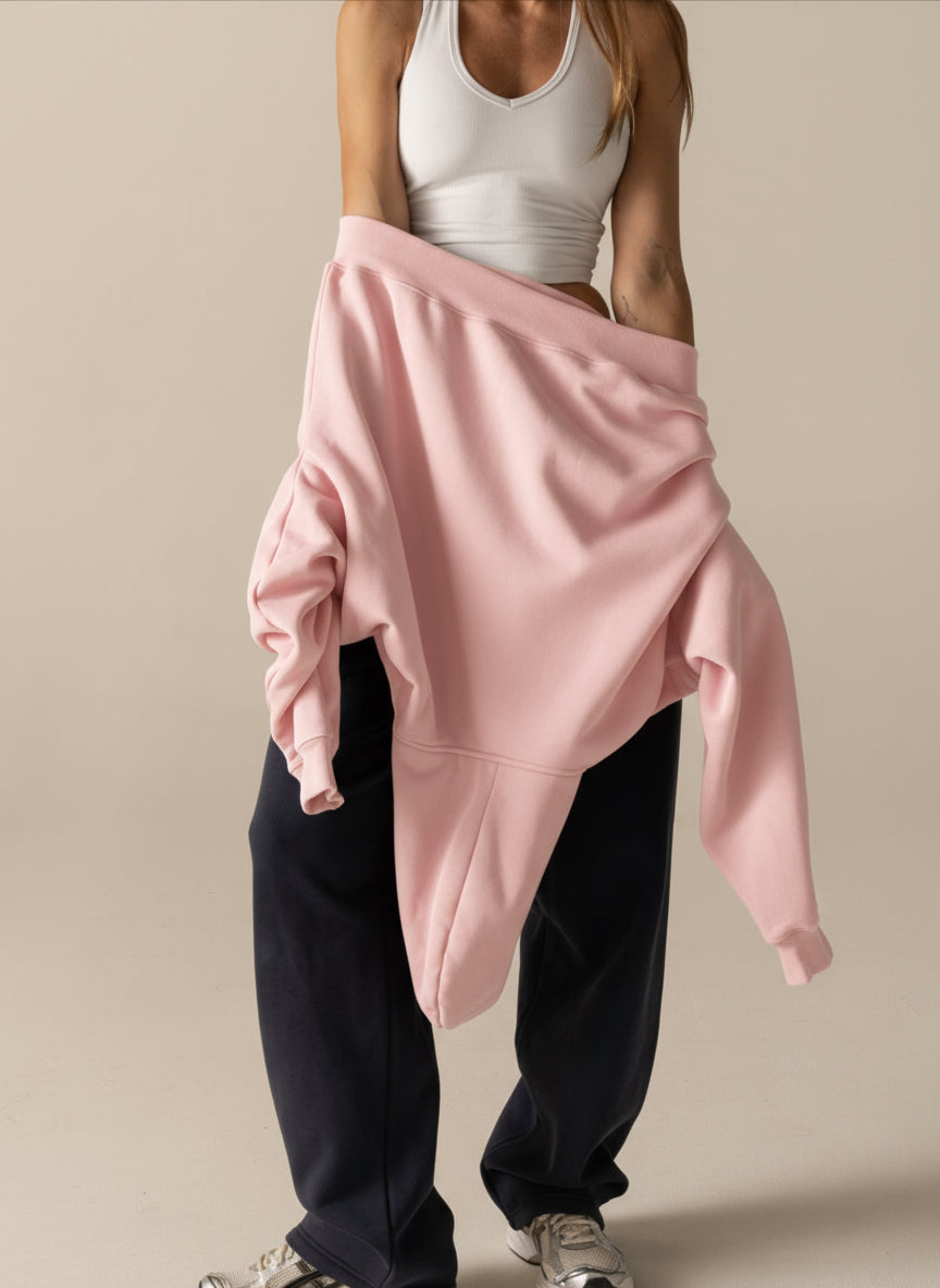 Powder rose hoodie