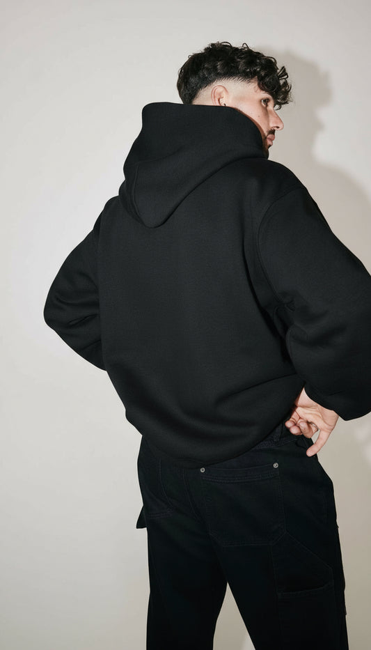 Black hoodie