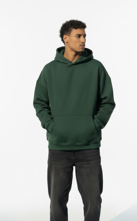 Green hoodie
