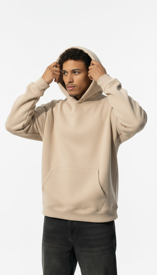Beige hoodie