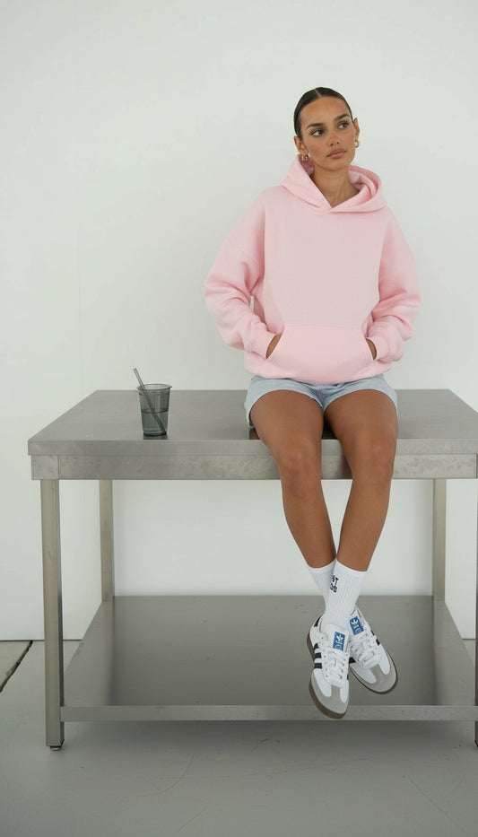 Powder rose hoodie
