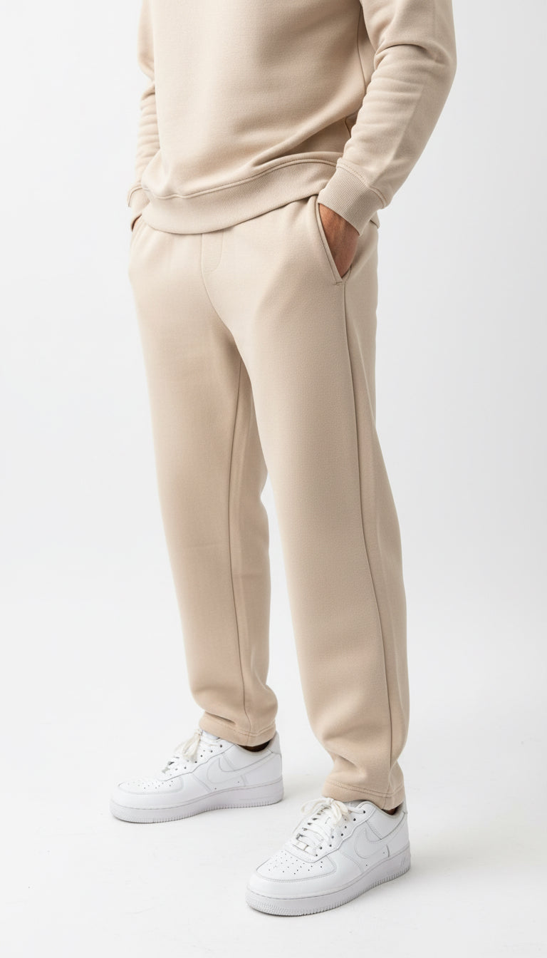 Beige sweatpants