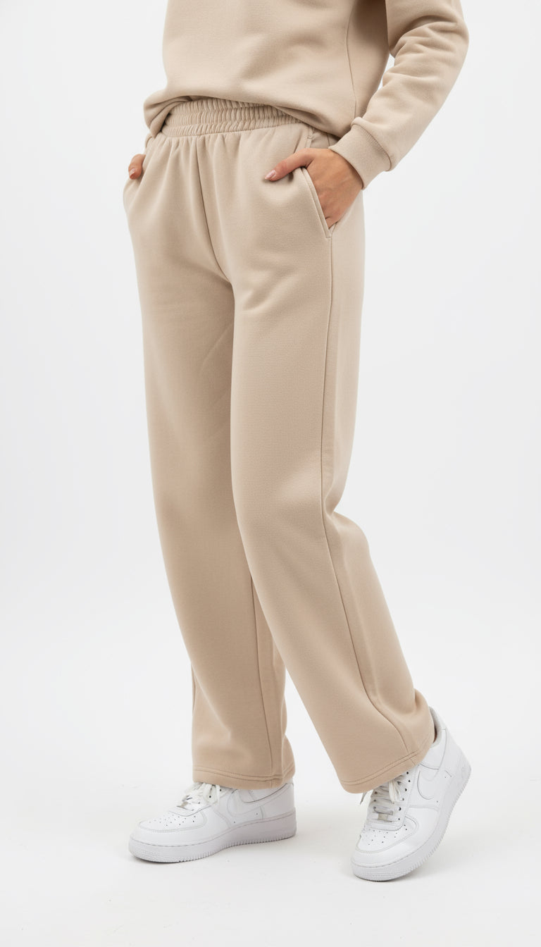 Beige sweatpants