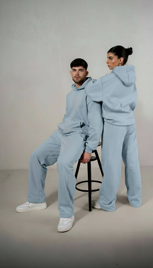 Unisex Baby Blue Hoodie Set