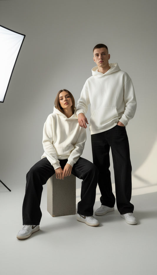 Off-white unisex Hoodie