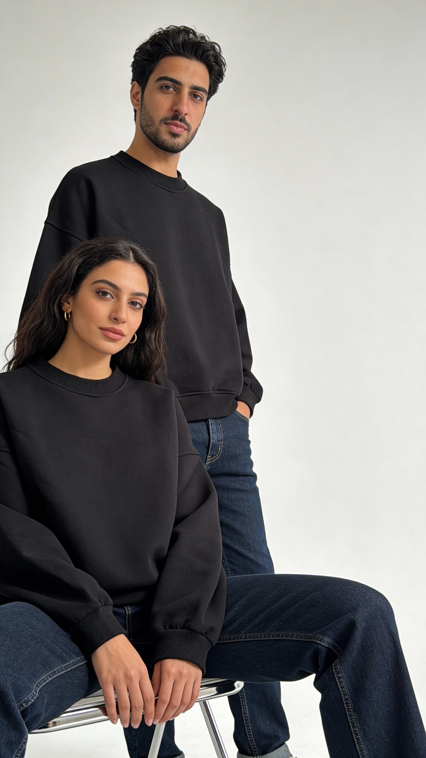 Black Crewneck Unisex